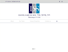 Tablet Screenshot of dss-law.co.il